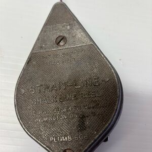 Vintage Strait Line Chalk Reel with Plumb Bob – Irwin Auger Bit Co., Wilmington